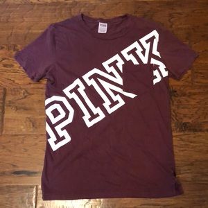 Victoria’s Secret PINK Maroon T-shirt.